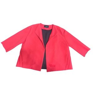 Lafayette 148 Open Front 3/4 Sleeve Jacket Blazer Size XL